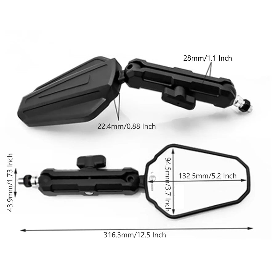 Universal Foldable Motorcycle Rear View Mirror