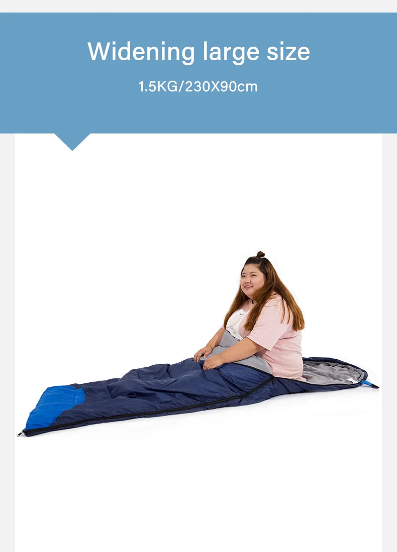 BISINNA Ultralight Waterproof Sleeping Bag | Winter Warm Envelope Backpacking Bag for Camping, Hiking & Travel