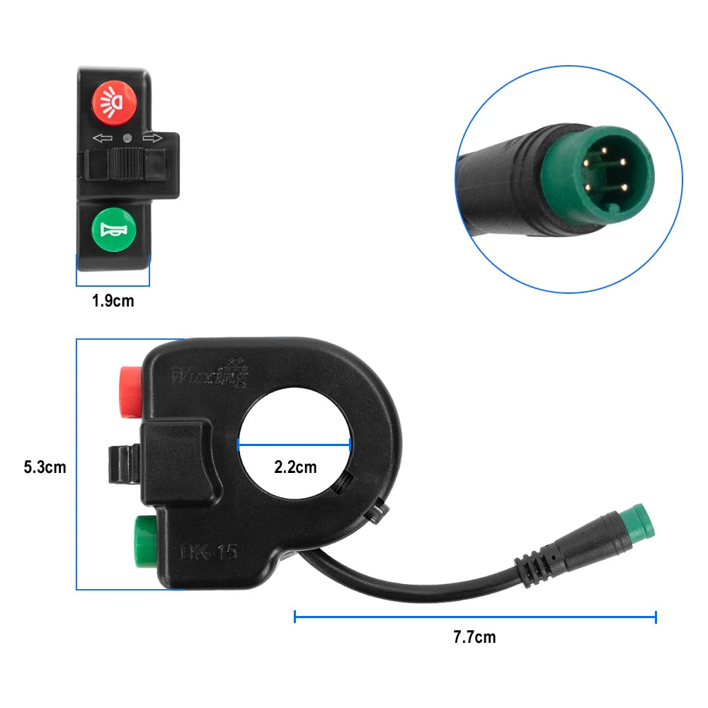 KUGOO M4/M4 Pro 5-Pin Waterproof Handlebar Switch
