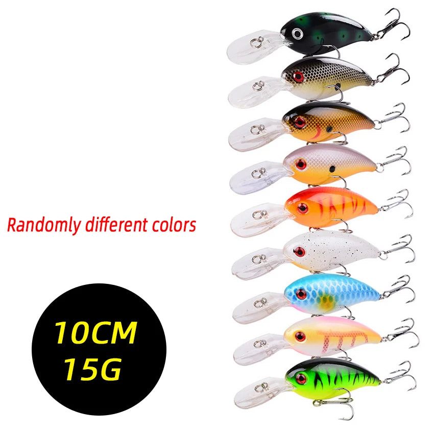 Fishing Lure Set 3/5/8 Pcs Random Minnow Crankbait Artificial Wobble Baits