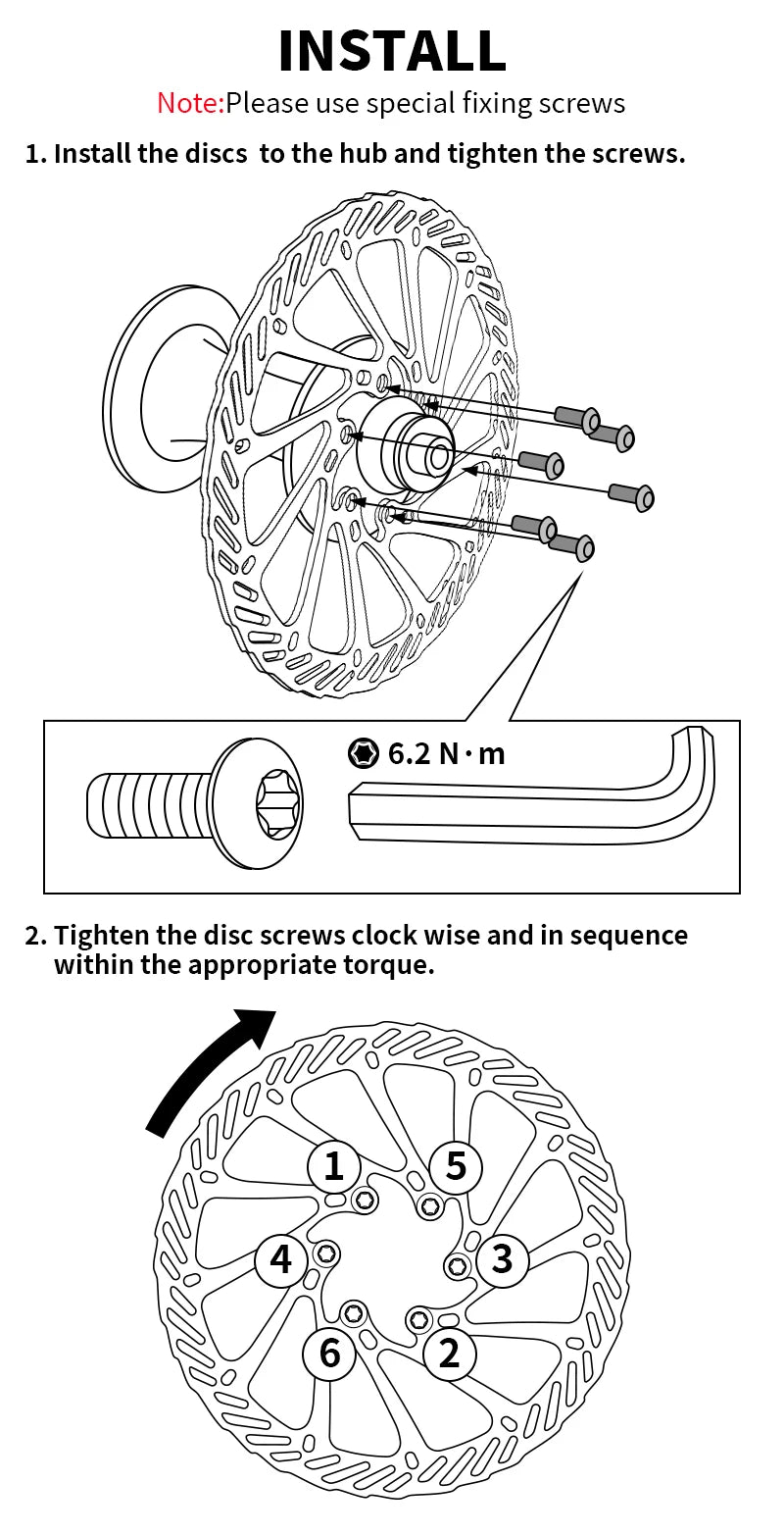 BUCKLOS MTB Bike Rotor