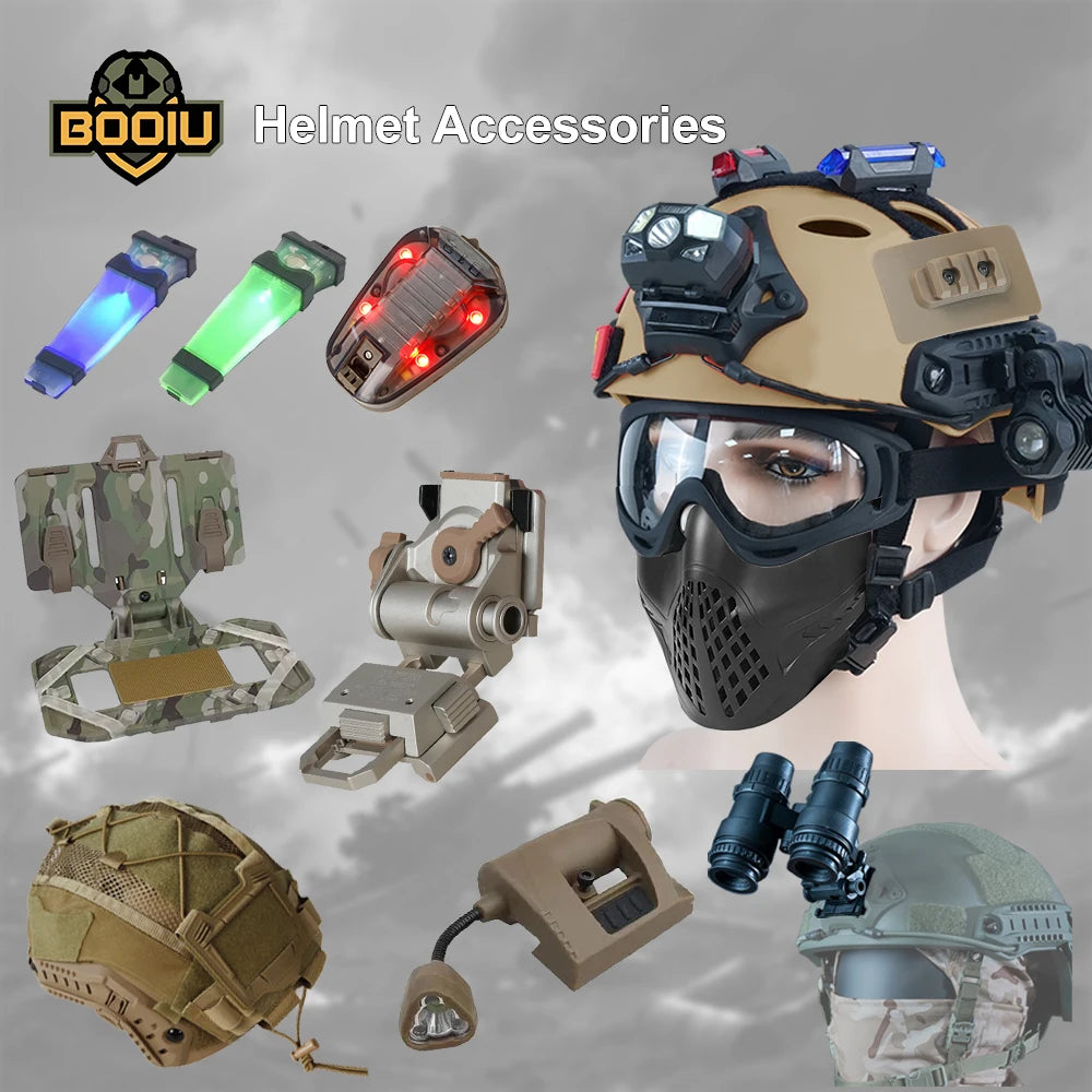 Tactical Helmet Signal Light | Waterproof Strobe Safety Lamp for Hiking, Hunting, Survival, and Outdoor Gear