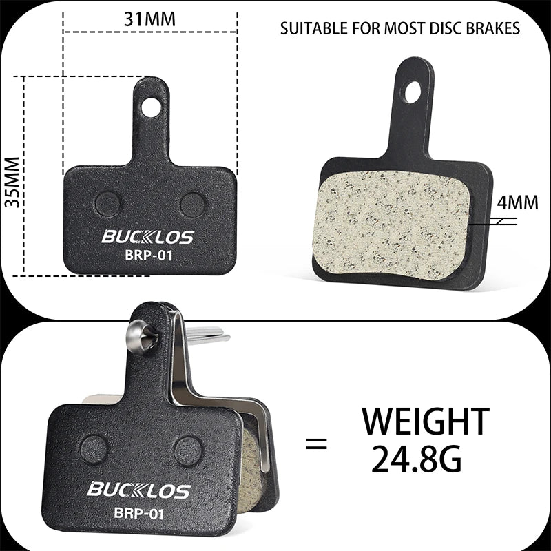 BUCKLOS Resin Disc Brake Pads