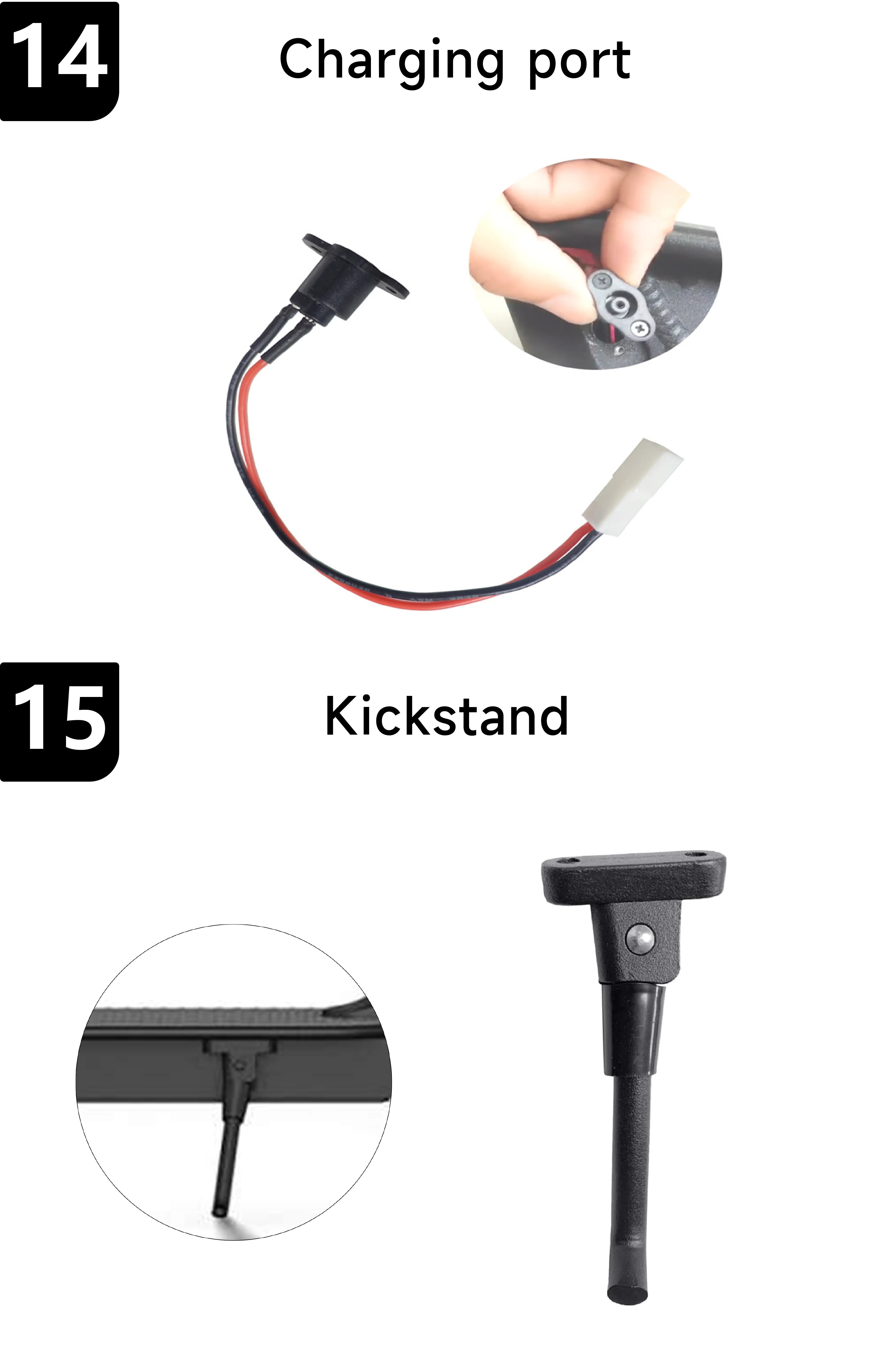 Electric Scooter Replacement Accessories