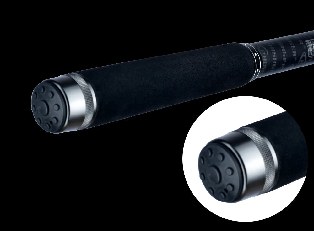 PHISHGER Telescopic Surf Spinning Rod Carbon Fiber Travel Surfcasting Fishing Pole