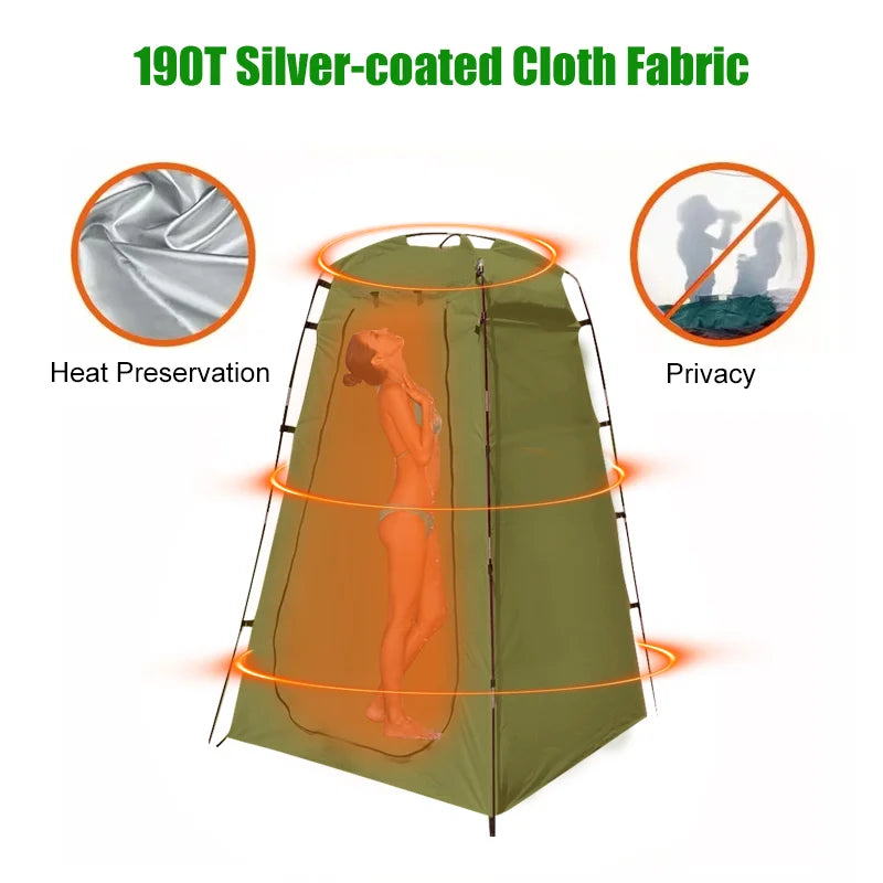 Westtune Portable Privacy Shower Tent Waterproof Outdoor Changing Room