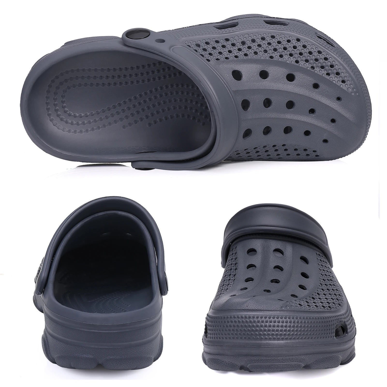 Pallene Men’s Clogs Sandals Non-Slip Breathable Casual Outdoor Beach Shoes