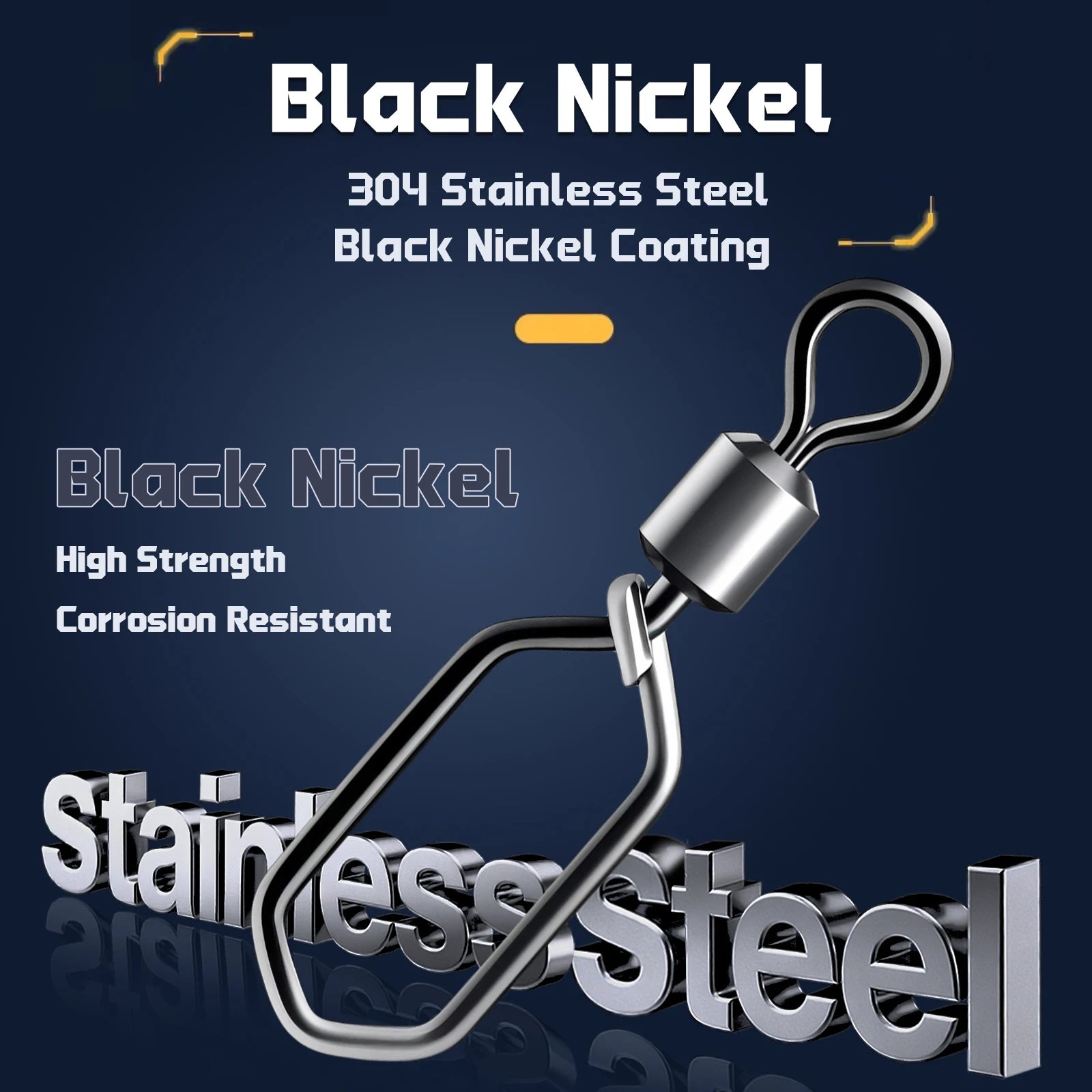 Fishing Swivels with Snap