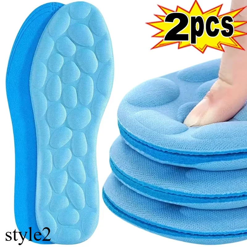 Graphene Latex Sport Insoles | Breathable Arch Support Orthotic Cushion Pads