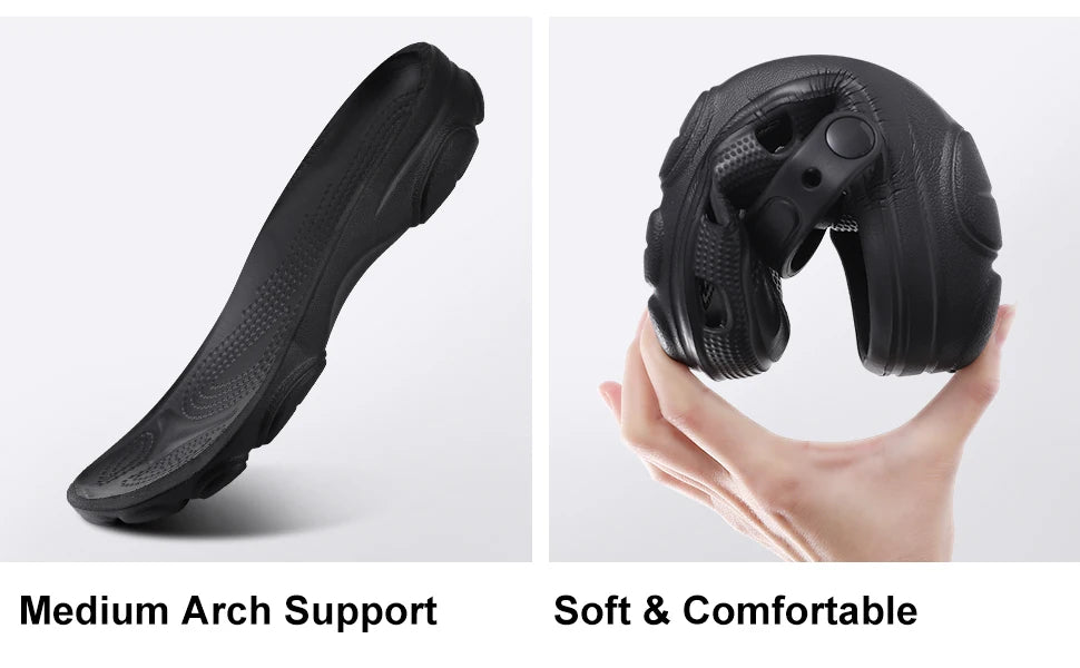 Pallene Men’s Clogs Sandals Non-Slip Breathable Casual Outdoor Beach Shoes